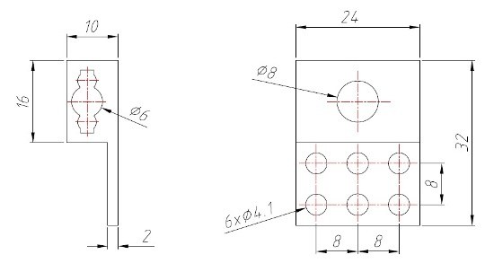 makeblock p3 tutacak boyutları